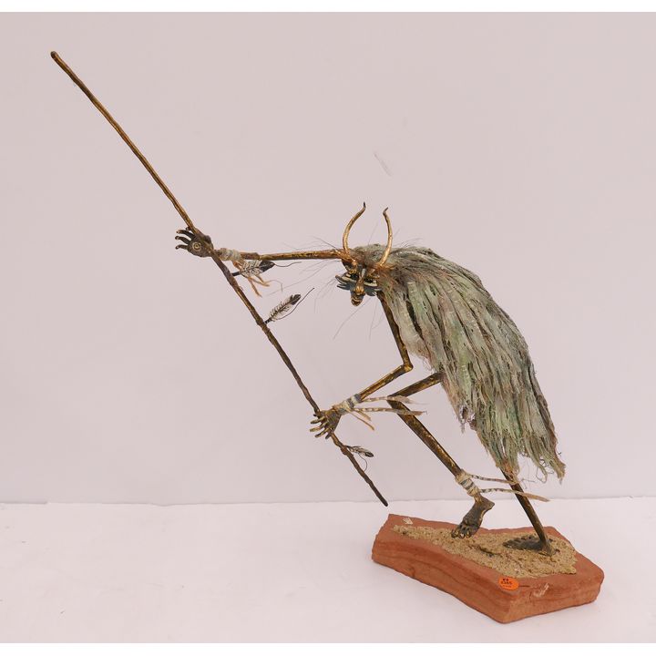 Holt 'Dance of the WIld' Mixed Media Bronze Sculpture- 21x20''