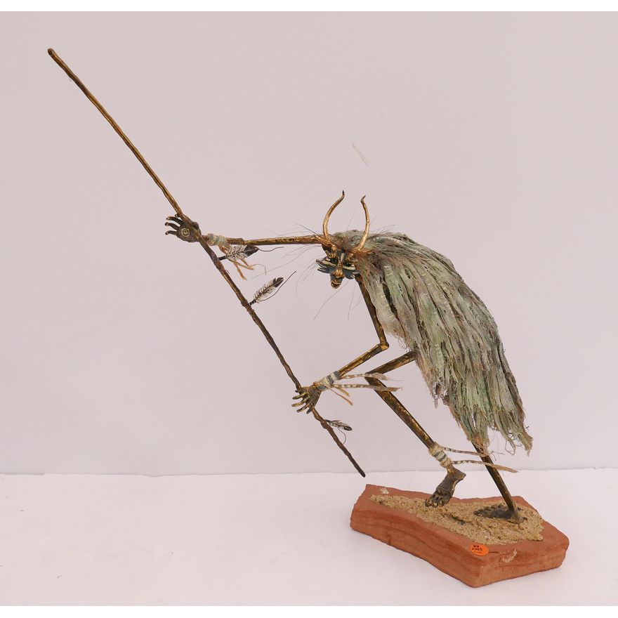 Holt 'Dance of the WIld' Mixed Media Bronze Sculpture- 21x20''