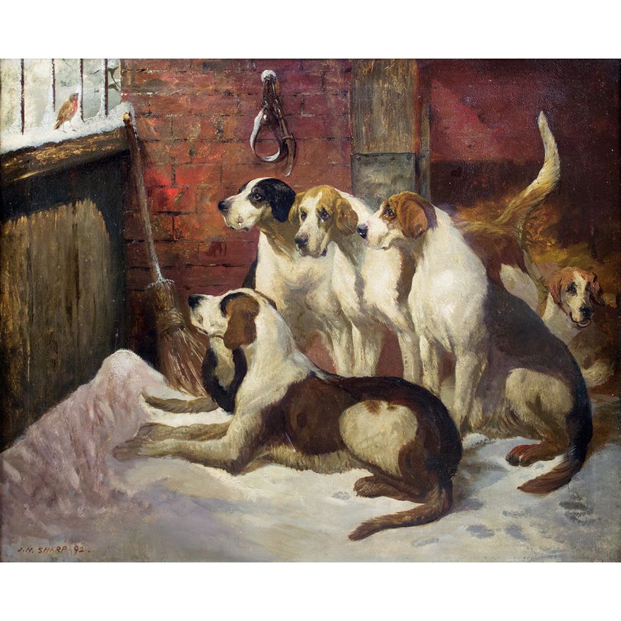 Joseph Henry Sharp (1859-1953), The Intruder