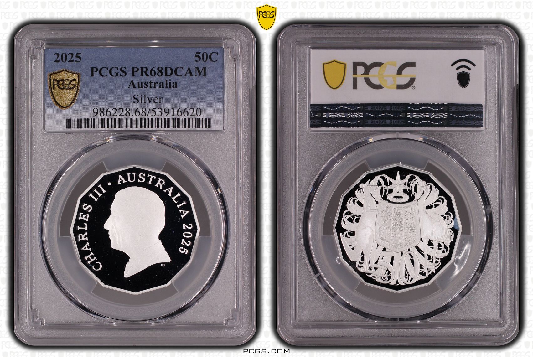 Silver, Fifty Cent, 2025, PR68DCAM