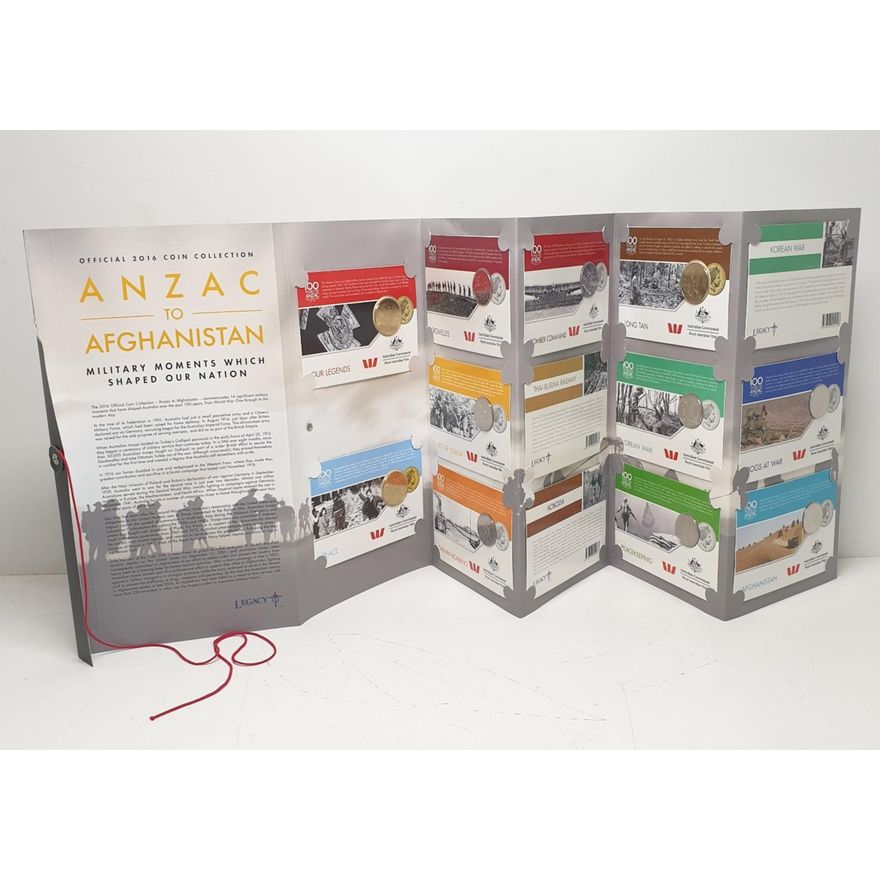 Westpac /ANZAC Carded Coin Set - 2016