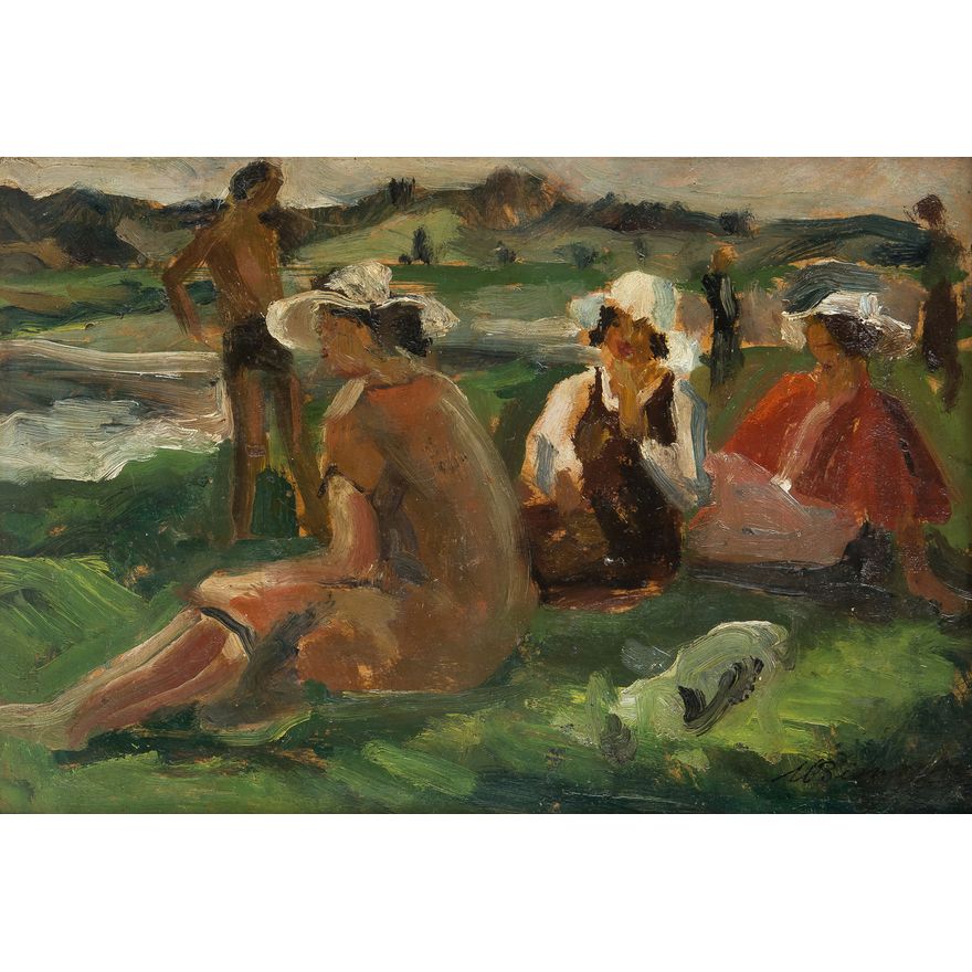 Wincenty Bednarski | Nad kamienną, 1955 r.