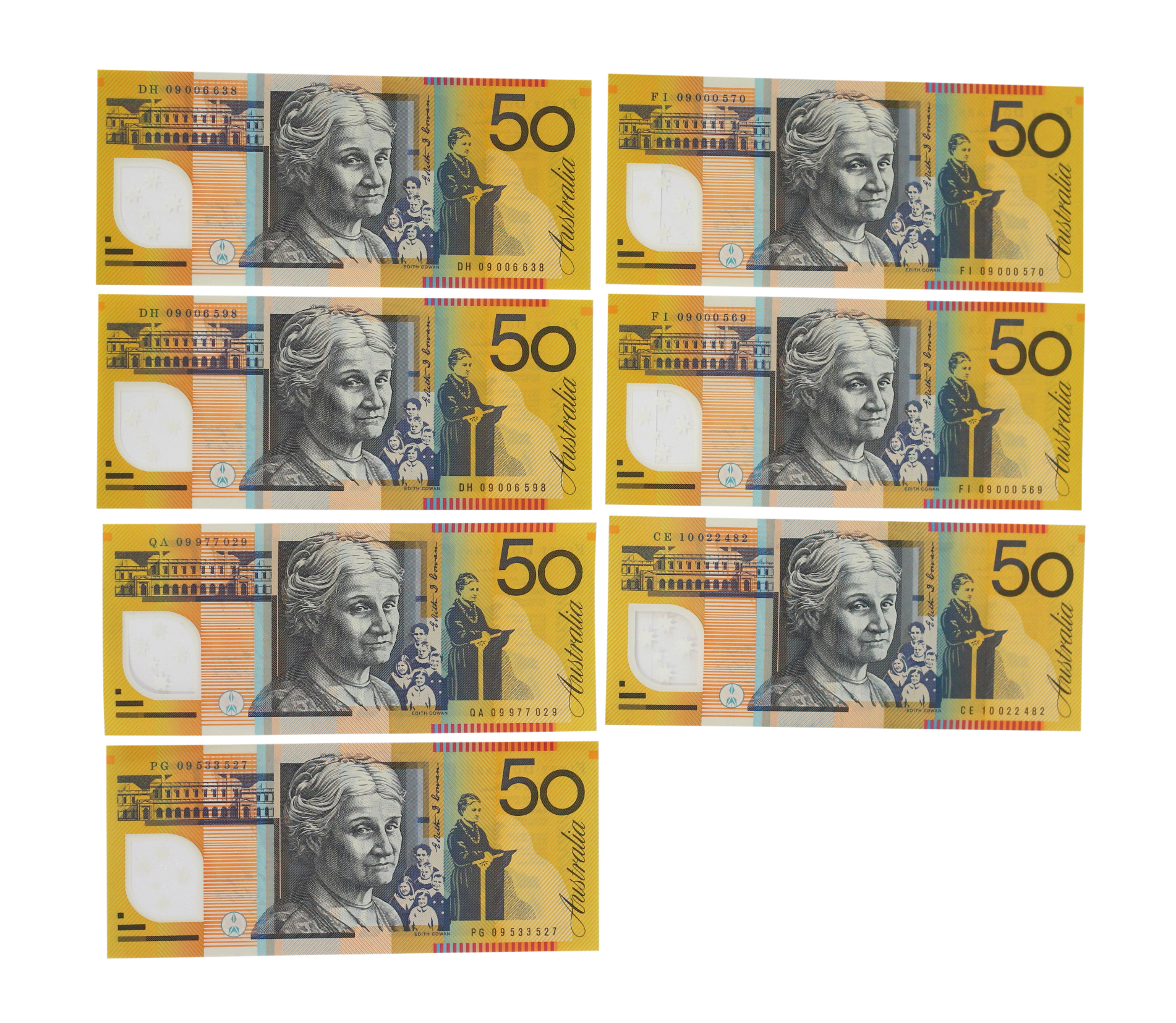 2074. · Fifty Dollars, 2009, UNC