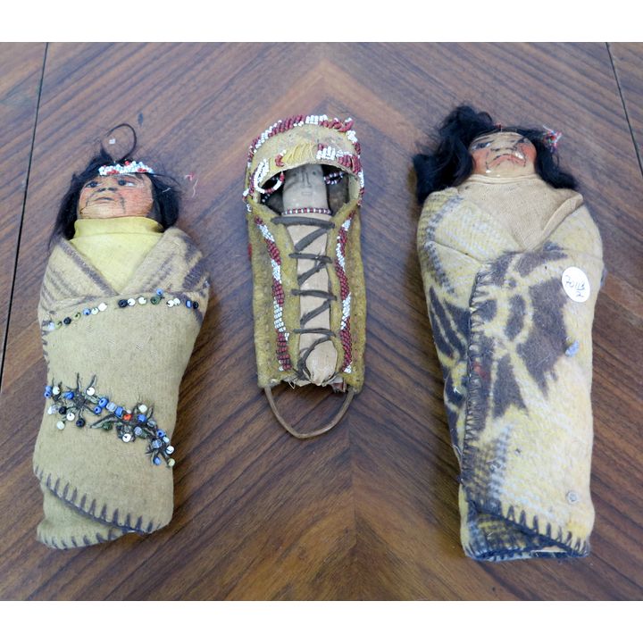 SET OF 3 KACHINA FIGURES