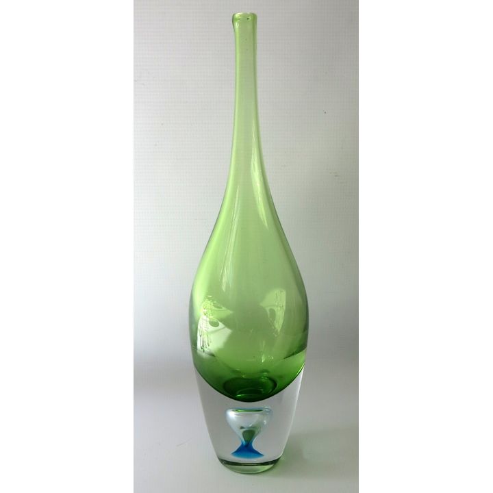 LARGE MURANO SOMMERSO GLASS VASE