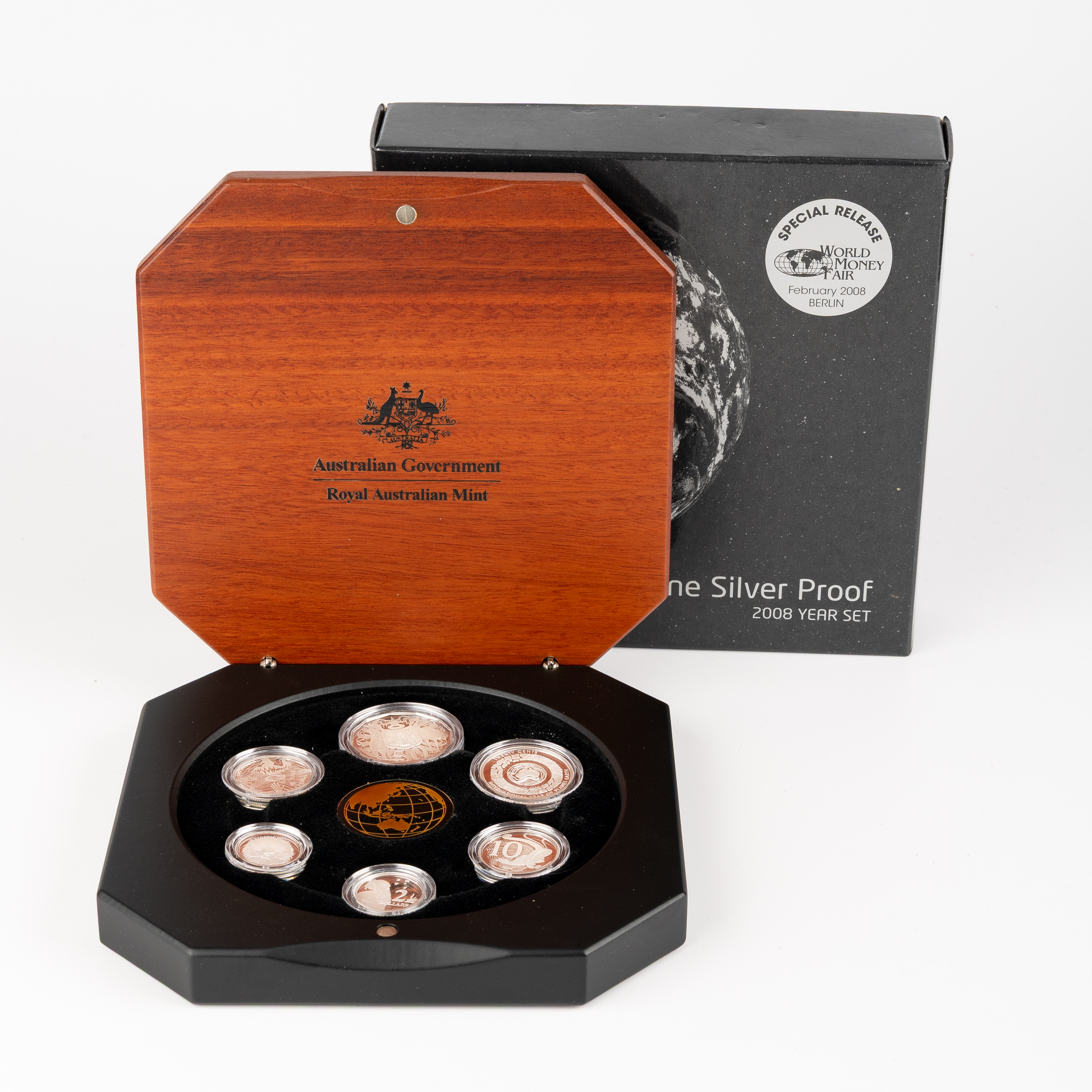 Elizabeth II, RAM - Year Set, Five Cents - Two Dollars, 2008, FDC