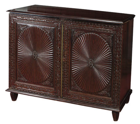 COLONIAL ROSEWOOD SUNBLAST SIDE CABINET