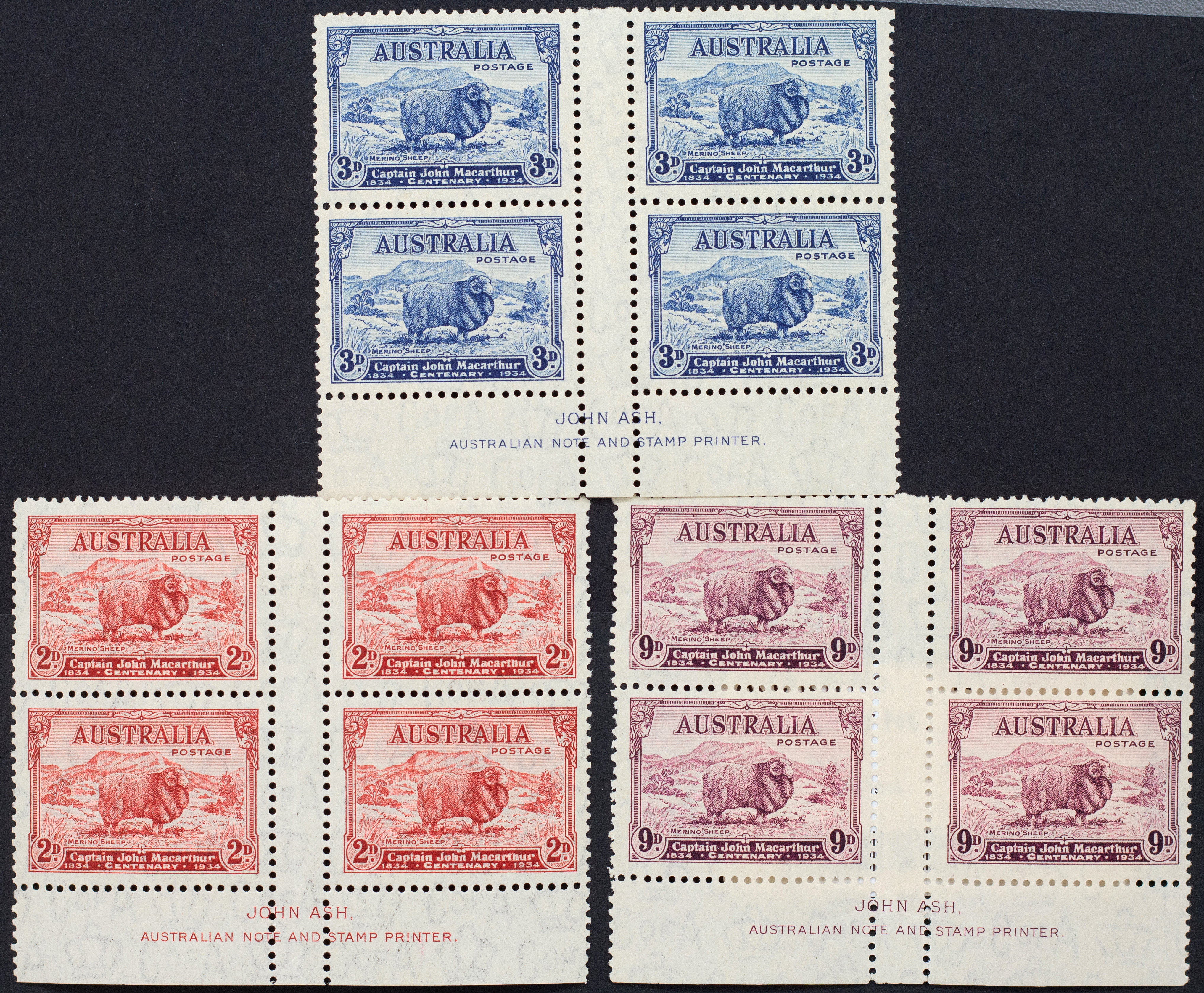 Set, Macarthur, 1934, Fine