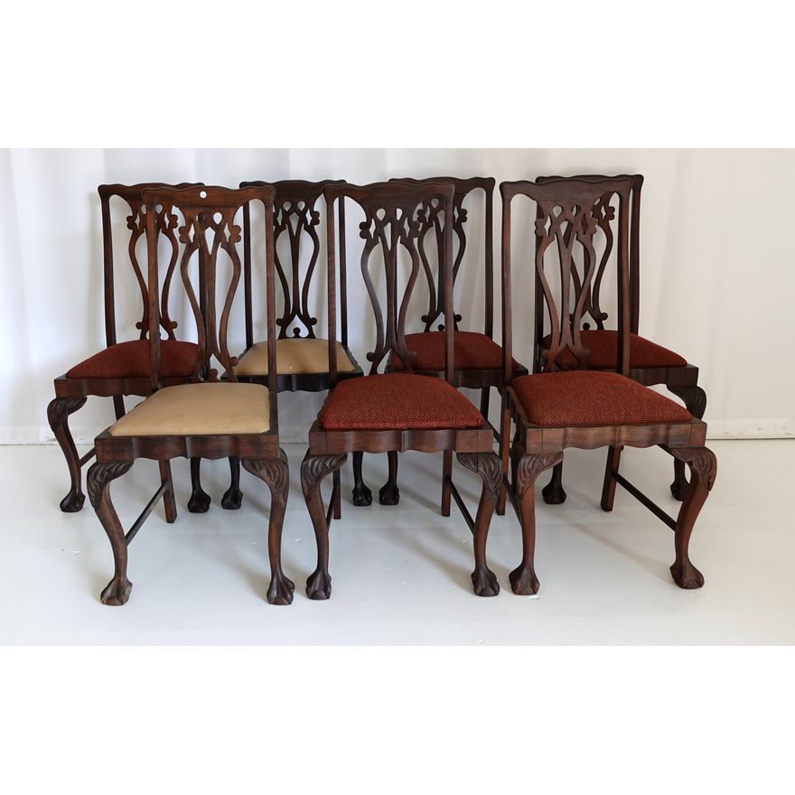 SET OF 7 DINING CHAIRS