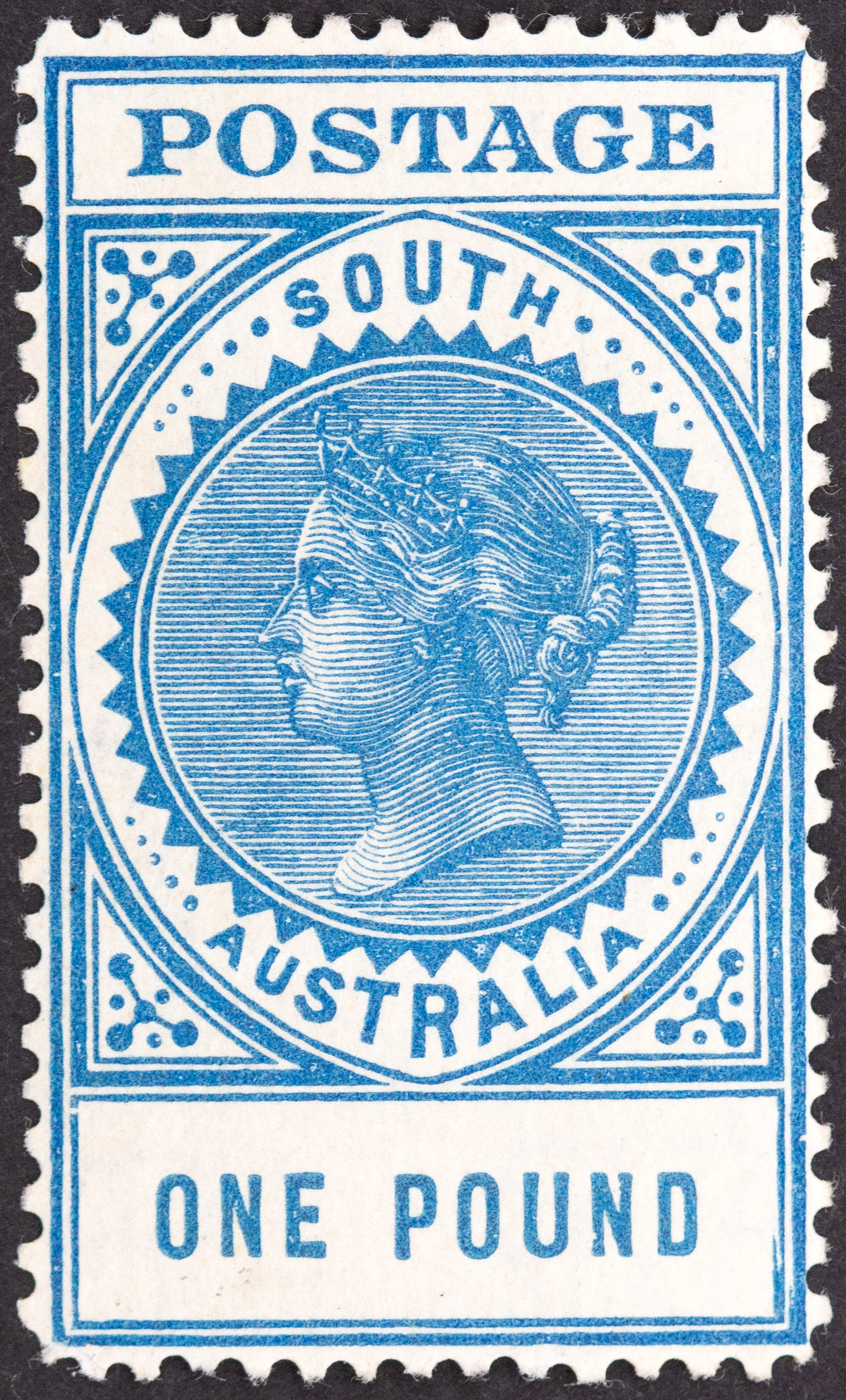 One Pound, Blue, 1904, MVLH