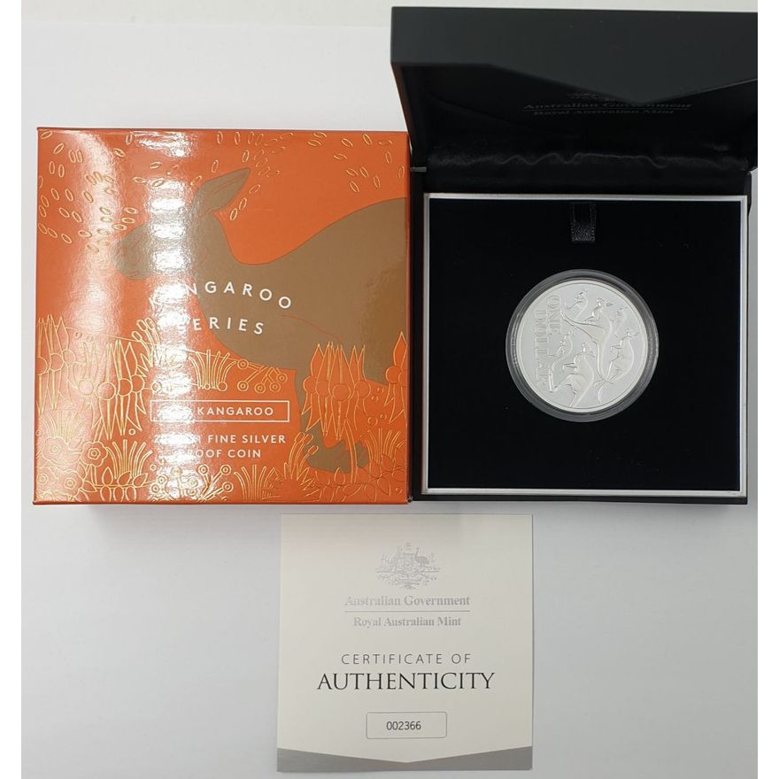 Red Roo 1oz. Silver Proof Coin