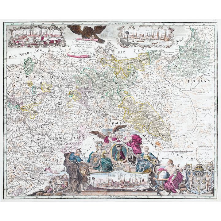 Johann David Schleuen | General-carte der gesamten Königlichen Preussischen Länder…