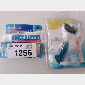 CALLUS REMOVER BATTERY RECHARGEABLE PEDICURE TOOLS AND HEEL BALM