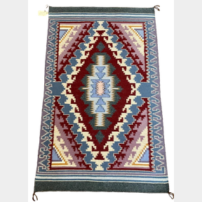 Burntwater Navajo Textile By Virginia Bia