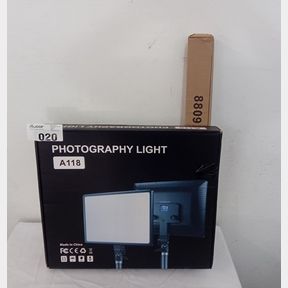 PHOTOGRAPHY CONTINUOUS LED LIGHT WITH STAND A118 - 18 INCH