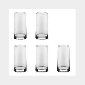 Bpa Free Hard Rocks Glass Drink Cup for Wine Water Juice - 450ml - Pack of 5 - | Bar 9902168959071 - 51745/1587 SN B3 (S3)