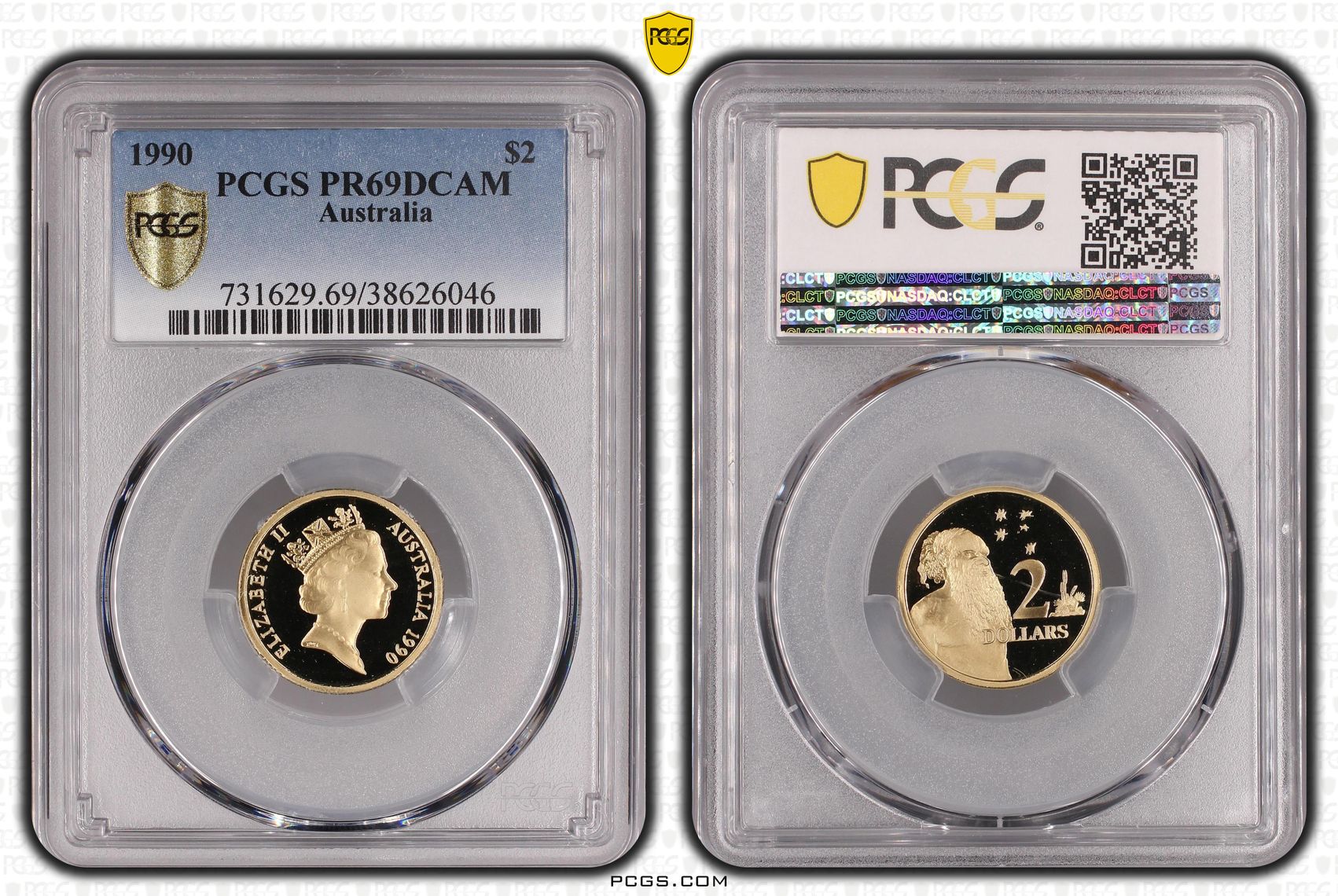 Two Dollar, 1990, PCGS PR69DCAM