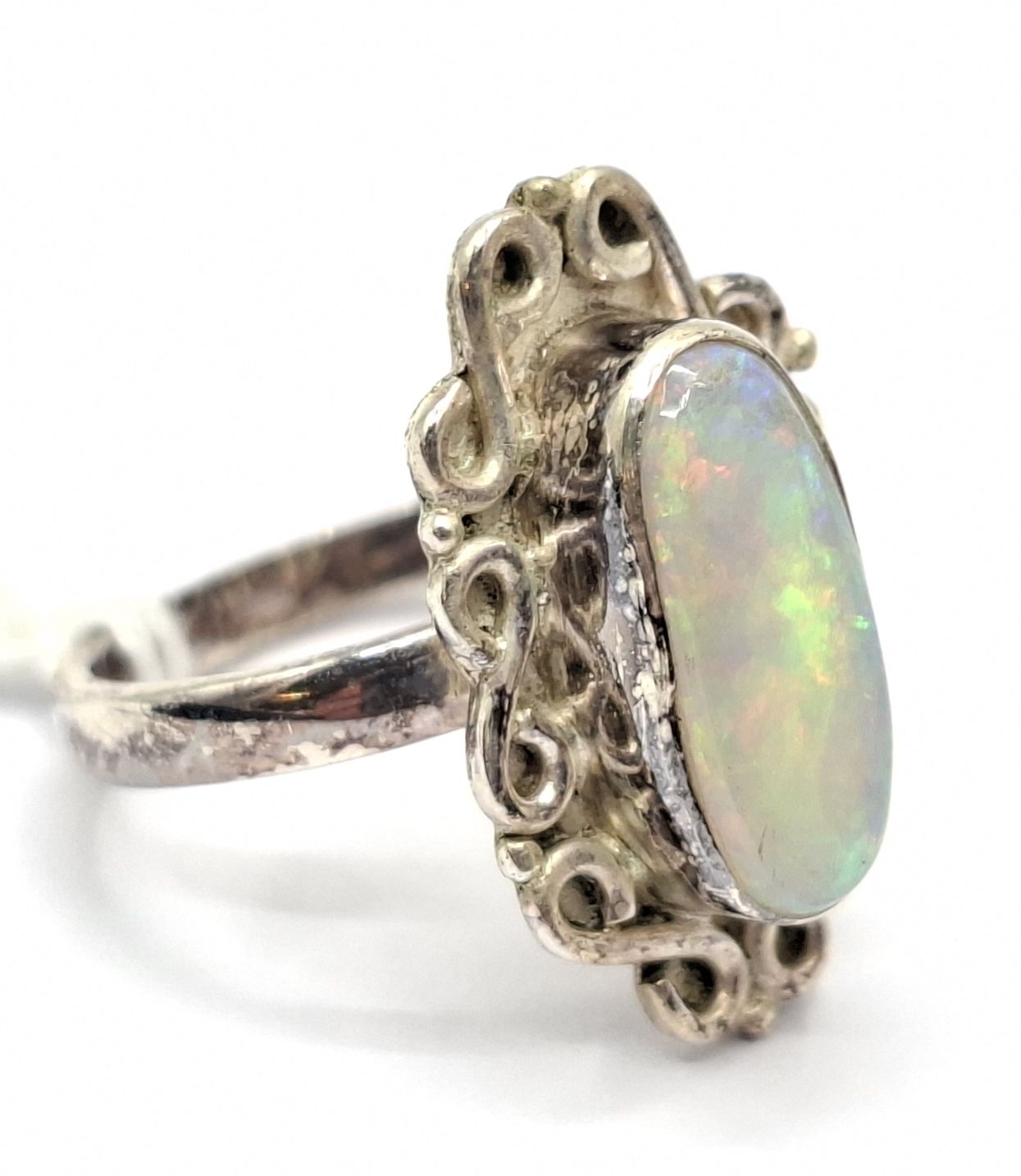 Sterling Silver Opal Ring