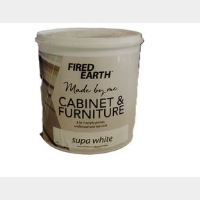 Fire Earth - Cabenet & Funiture paint - Super White 1L