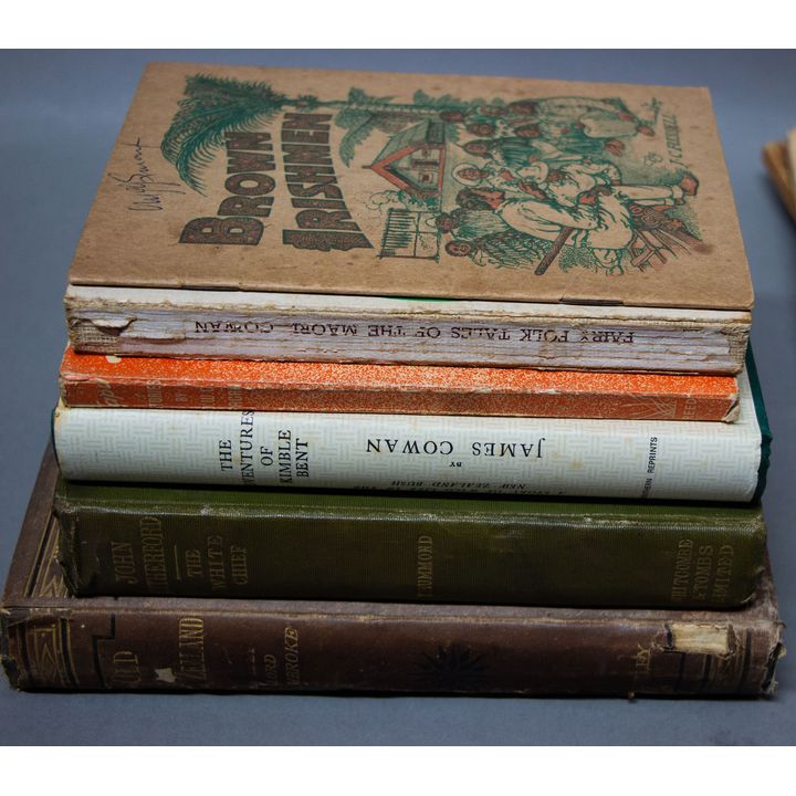 COWAN, JAMES - [box of titles]