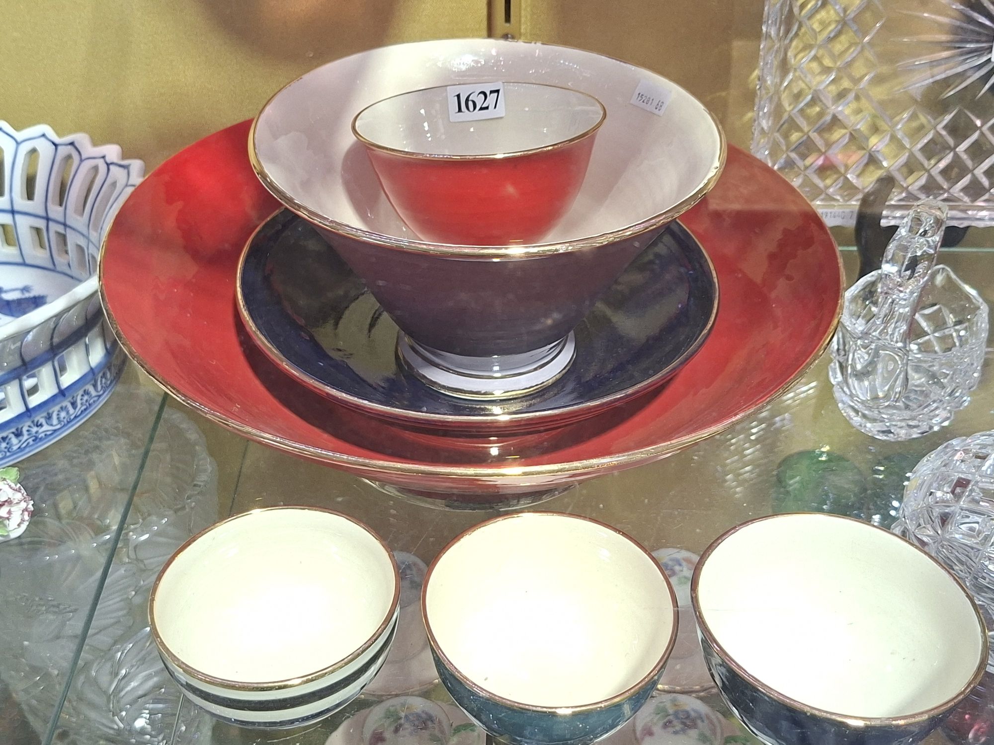 Studio Pottery Bowls And Comport