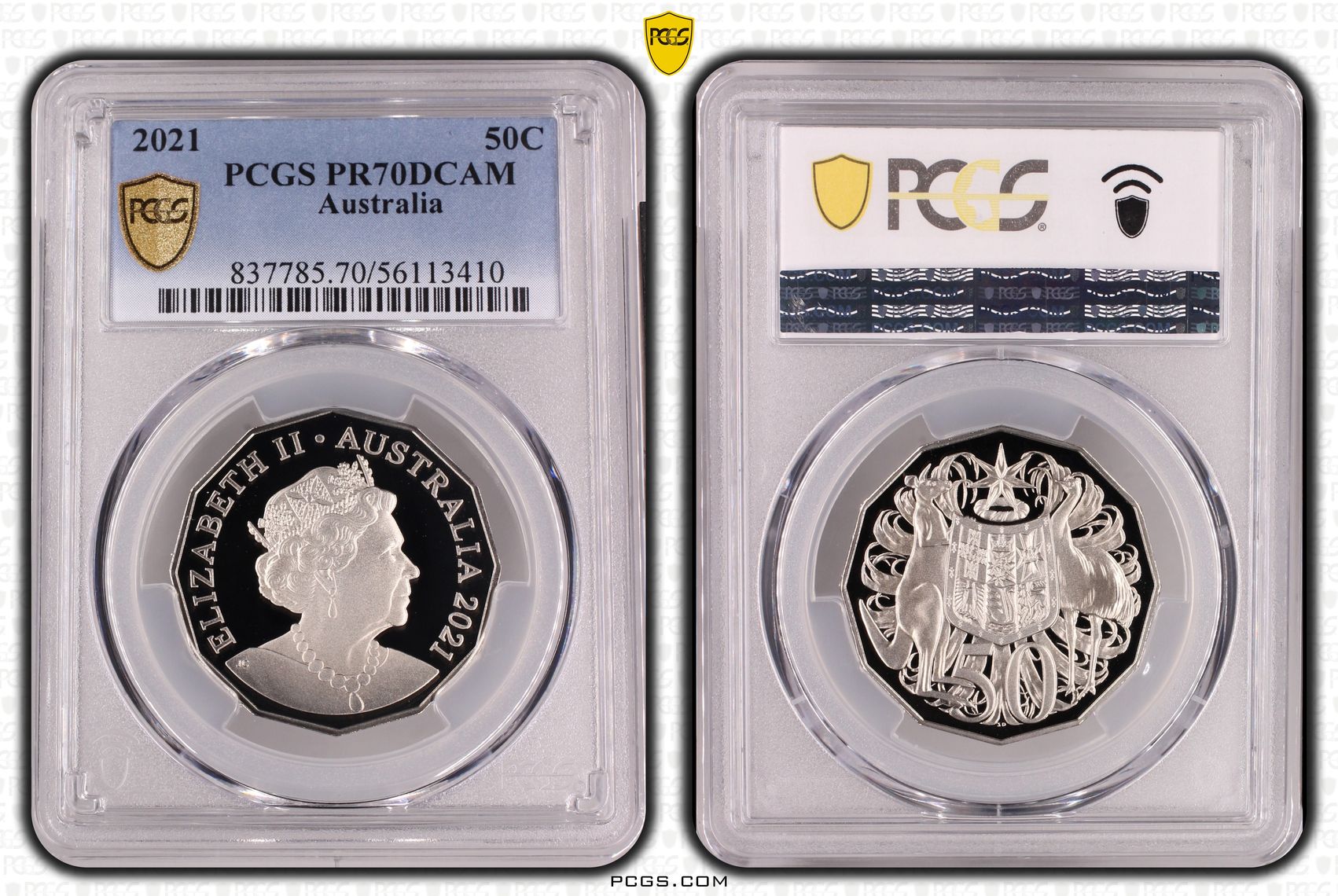 Fifty Cent, 2021, PR70DCAM