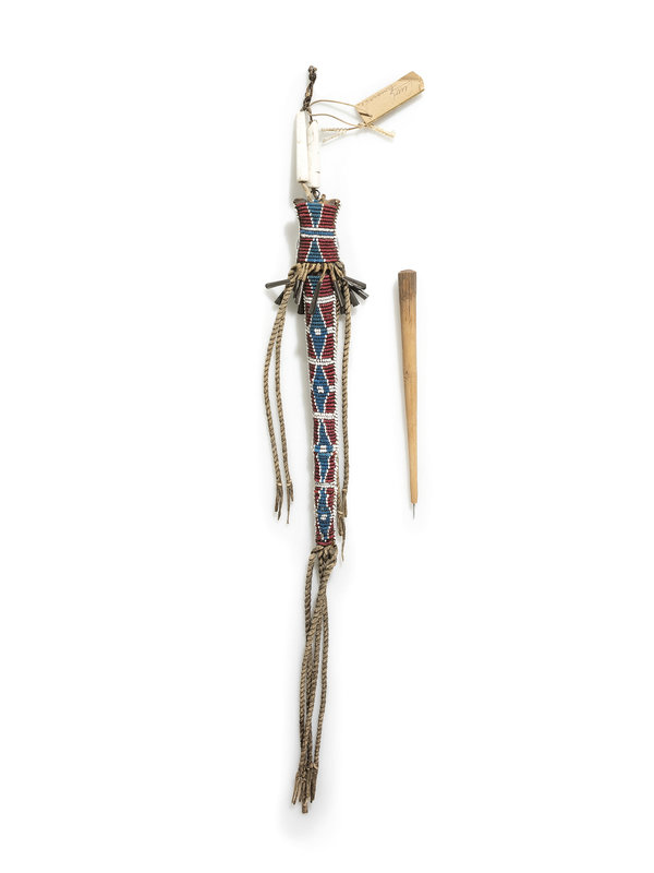 Kiowa or Comanche Beaded Awl Case