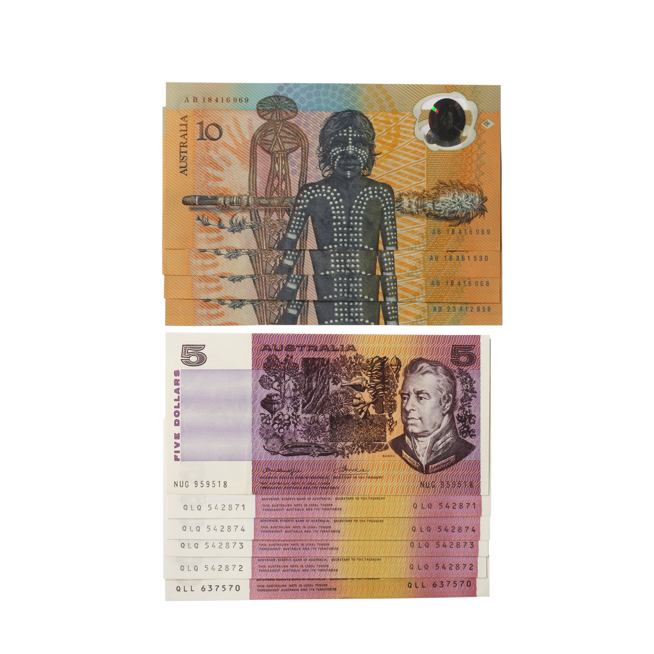 2014. · Group, Ten Dollars, 1988, VF-EF