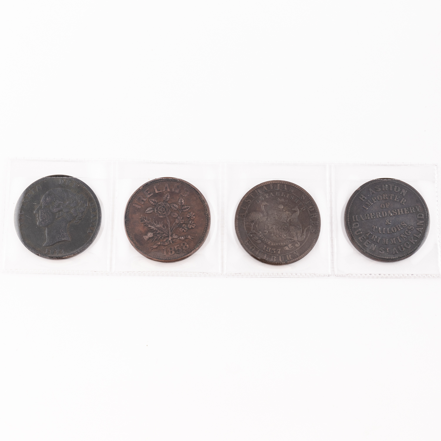 Penny Token, 19th Century, aVF - VF