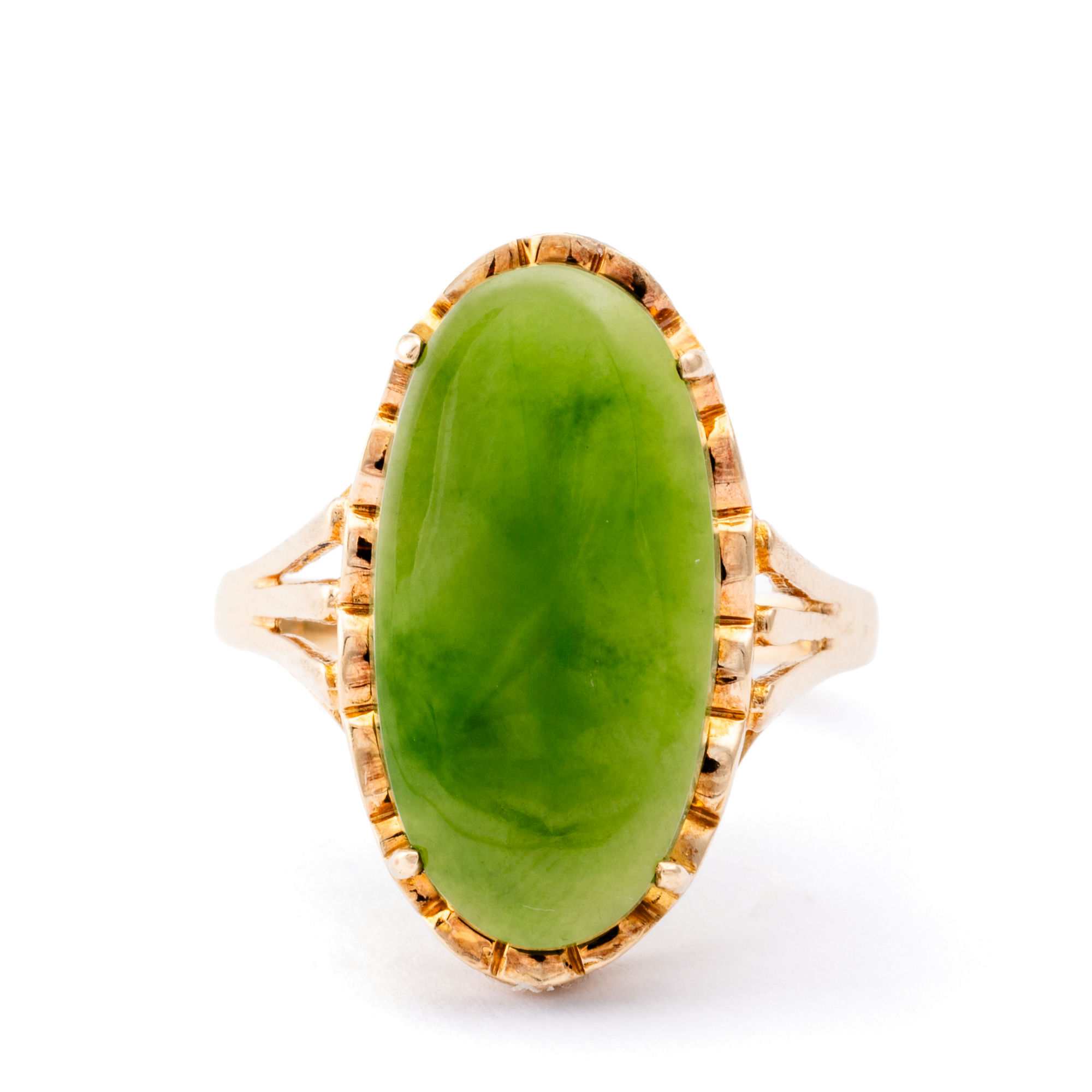 Jade Ring 9ct Gold