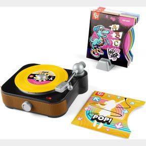 FISHER-PRICE MUSICAL TOY, ROCKIN RECORD PLAYER FOR PRESCHOOL PRETEND PLAY FOR KIDS AGES 3+ YEAR