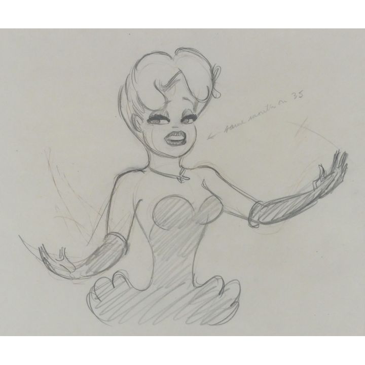 MGM Studio ''Red Hot Riding Hood'' 1943 Drawing