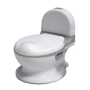 Baby Toddler Potty Trainer Toilet Bowl Seat Grey | SLIGHTLY CRACKED