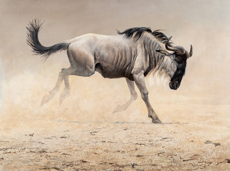 Robert Bateman
(Canadian, b. 1930)
Wildebeest