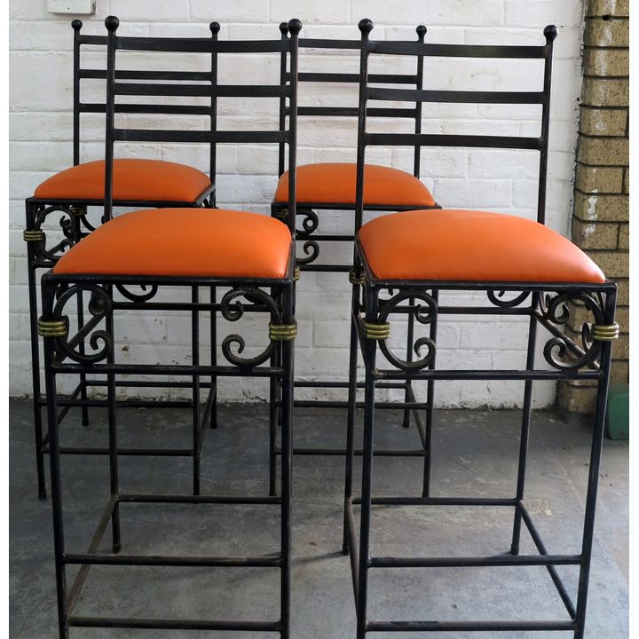 SET OF 4 BAR STOOLS