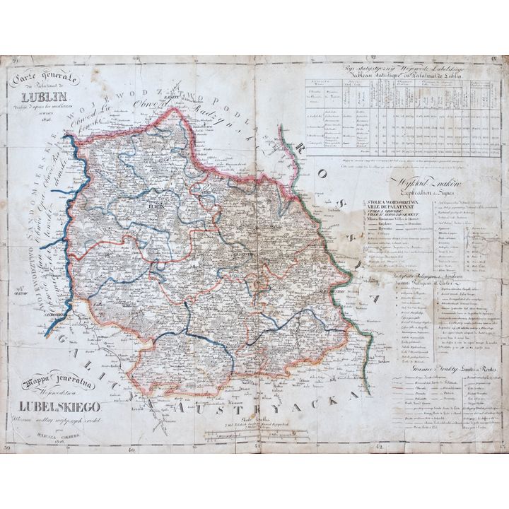 Juliusz Kolberg | Mappa jeneralna województwa lubelskiego