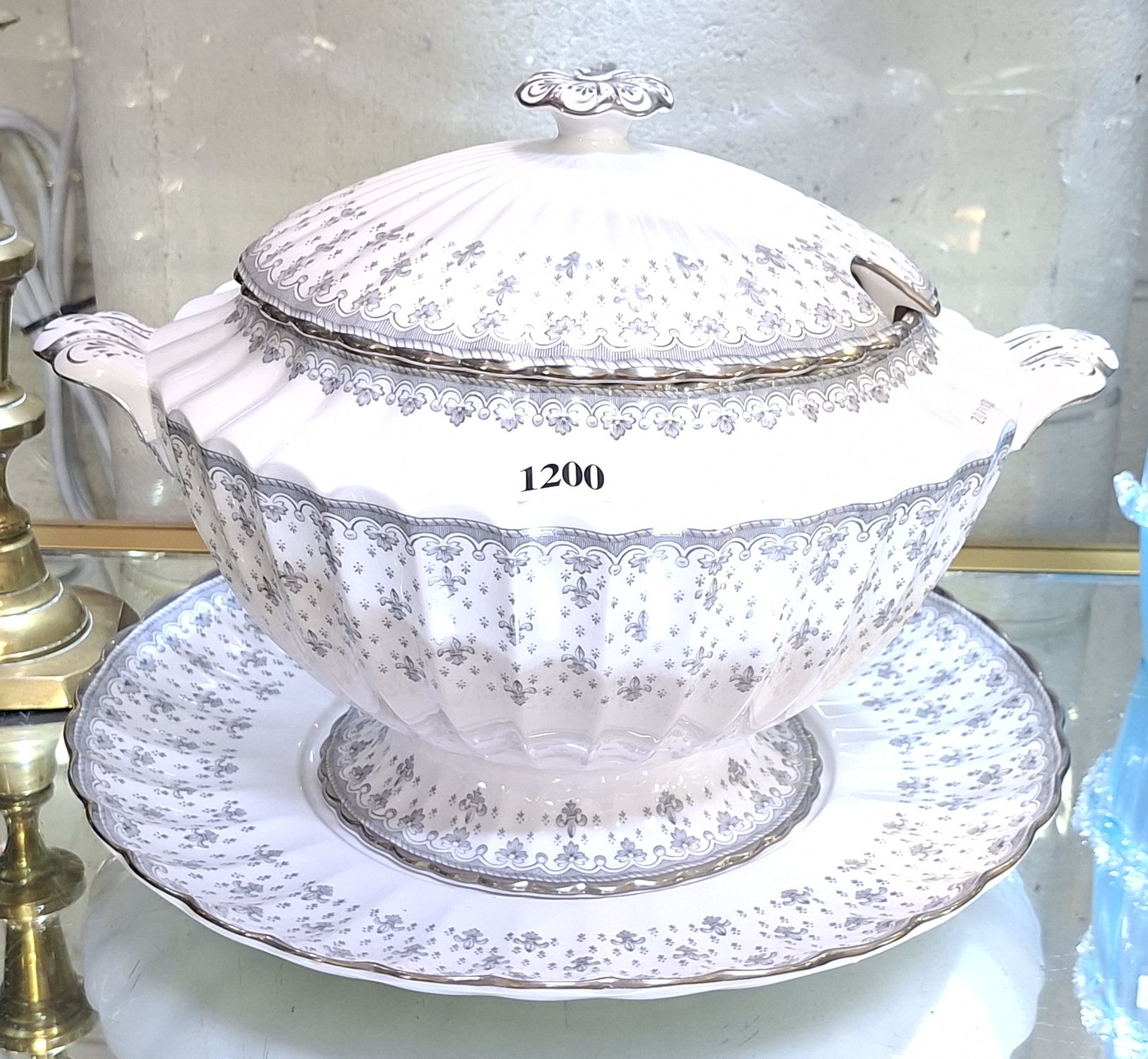 1200 · LARGE SPODE SOUP BOWL