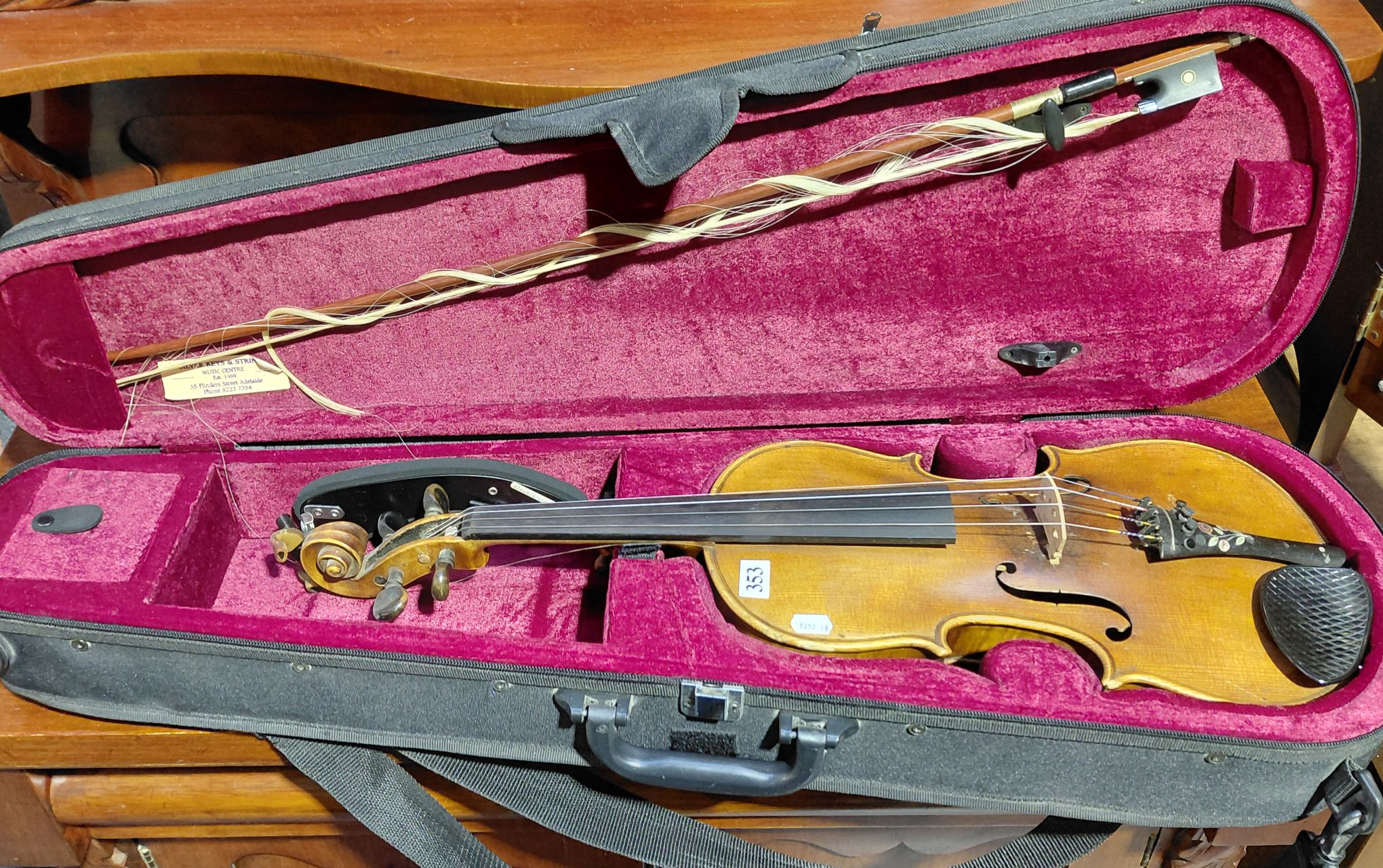 VIOLIN AND BOW