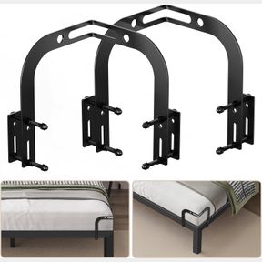 DELLAN MATTRESS SLIDE STOPPER, CORNER NON-SLIP MATTRESS GRIPPER RETAINER BAR, HOLDER FOR METAL BED FRAME TO PREVENT SLIDING (2 PAC