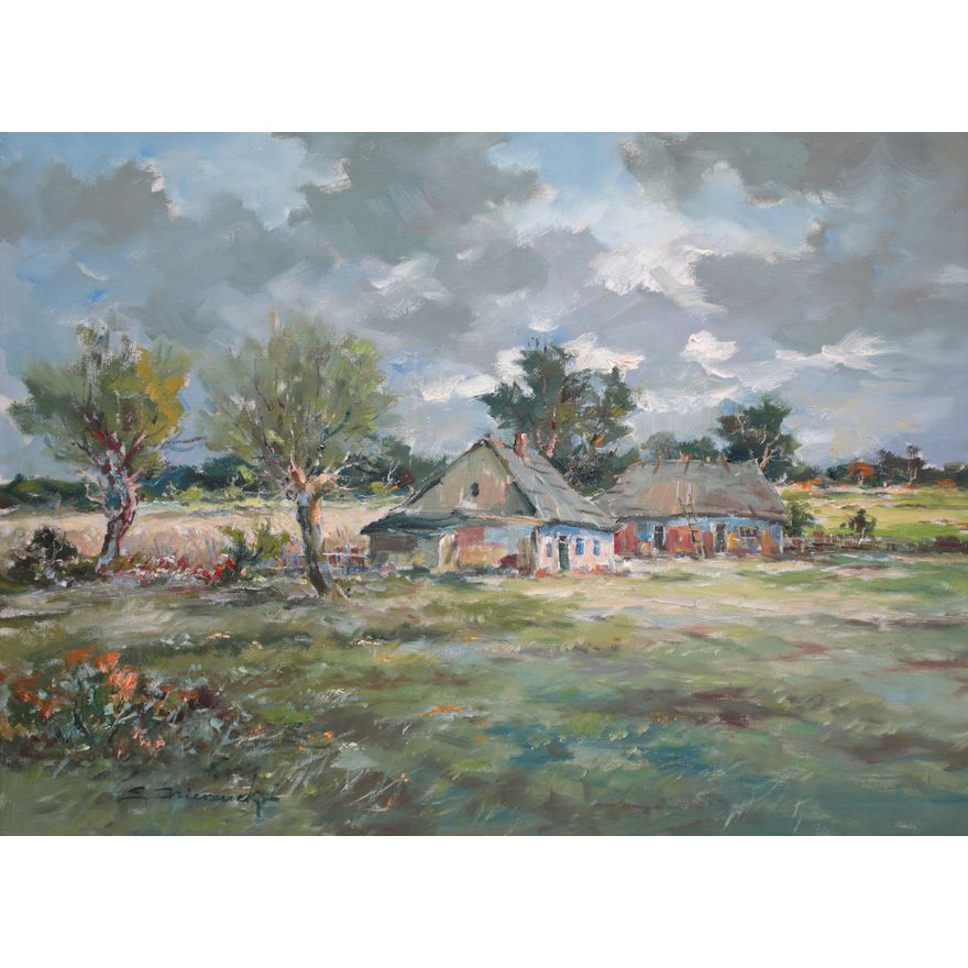 Eugeniusz Dzierzencki | Pejzaż kaszubski, 1981 r.