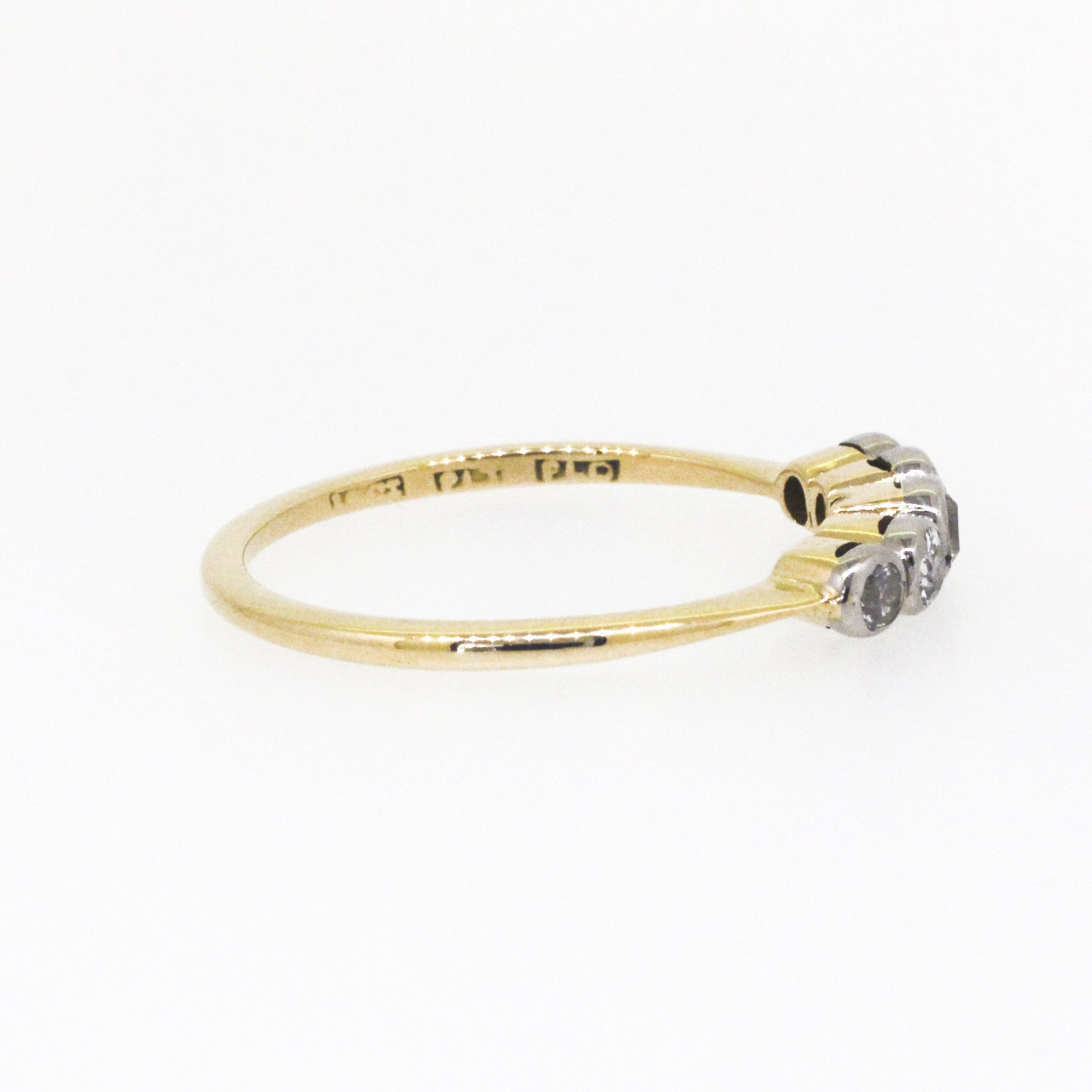 366 · Vintage Style 0.25ct Diamond Ring 2.06g