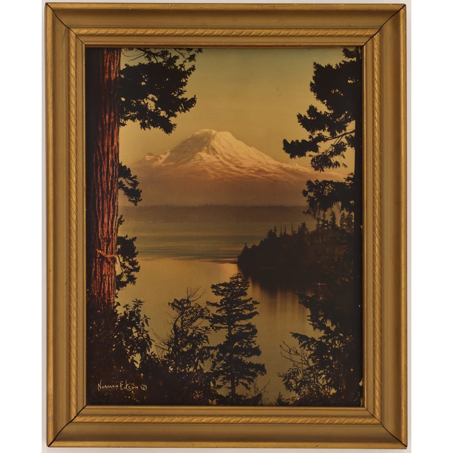 Norman Edson ''The Sun's Last Glow'' Orotone
