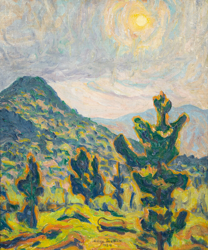 Allen Tucker
(American, 1866-1939)
Early Evening Light, Catskill Mountain, 1924