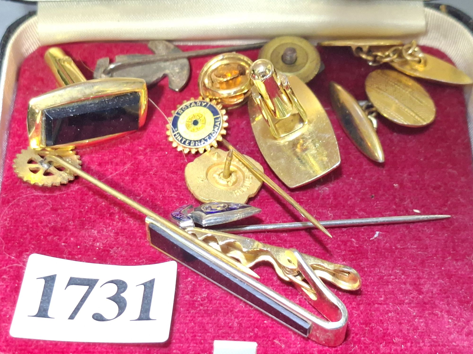 Cufflinks And Rotary Pins