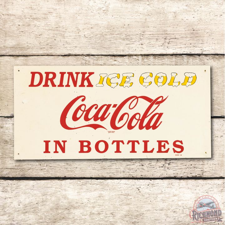 Drink Ice Cold Coca Cola In Bottles Tin Sign TAC 8.5
