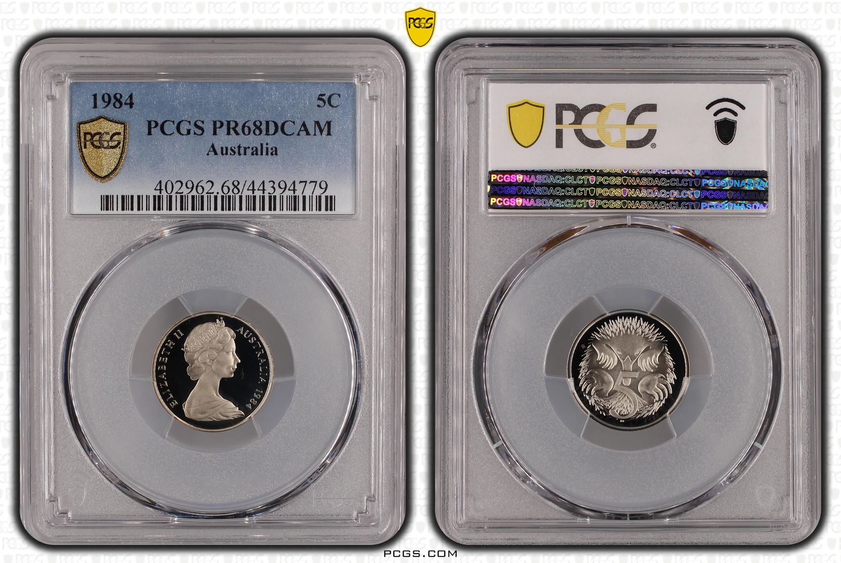 , Five Cent, 1984, PCGS PR68DCAM