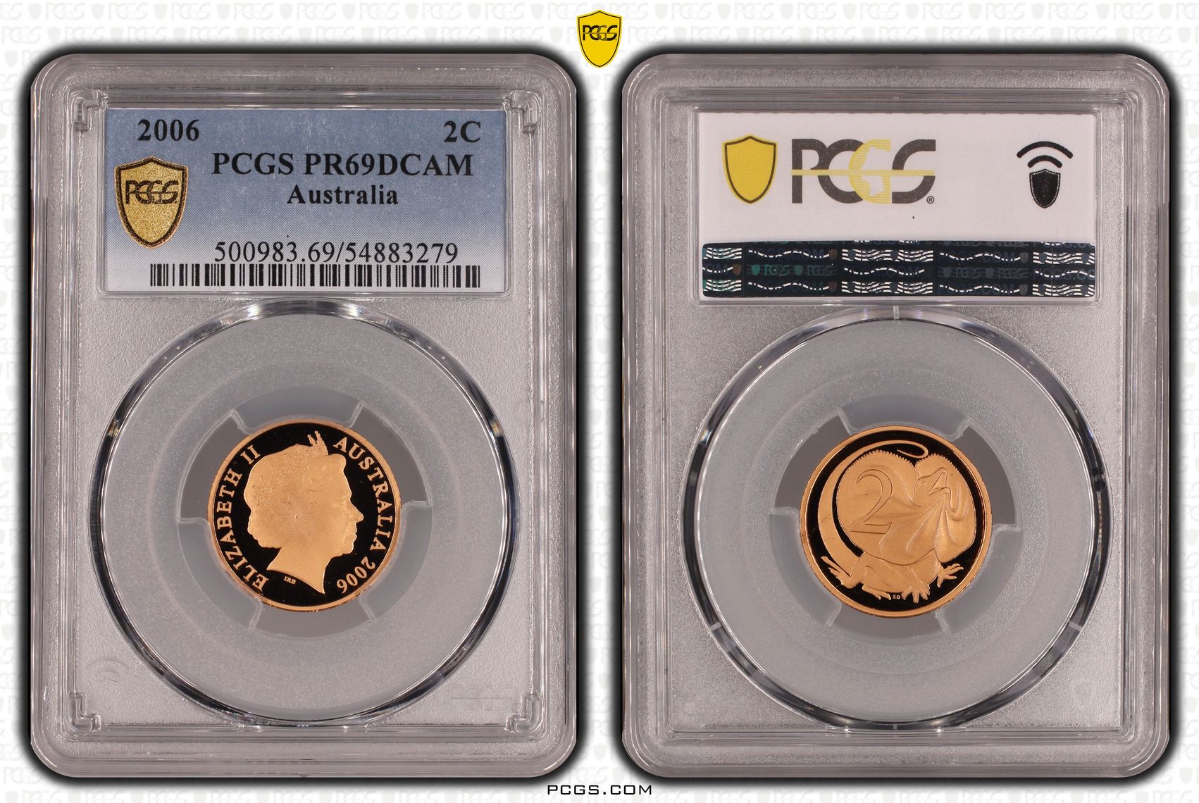 Two Cent, 2006, Pcgs Pr69dcam