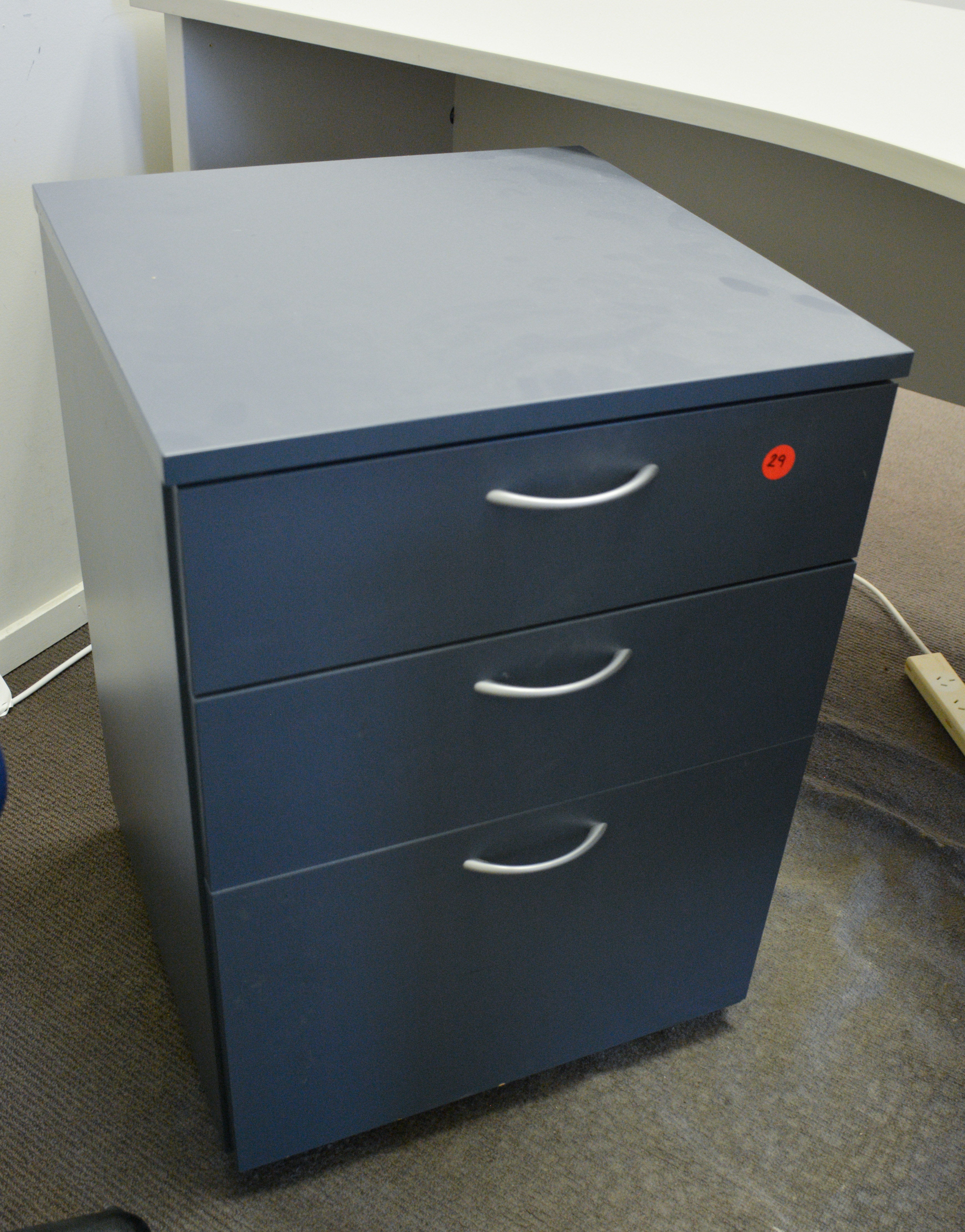 Three Drawer Under Desk Cabinet — sold at auction in New Zealand for $15