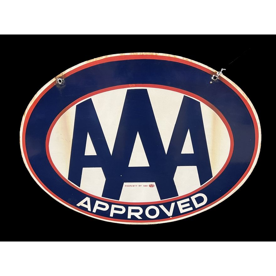 Aaa Approved Porcelain Sign