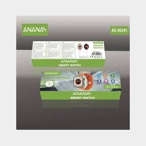 Ananas Smart Watch AS 50241 Black/Orange button |